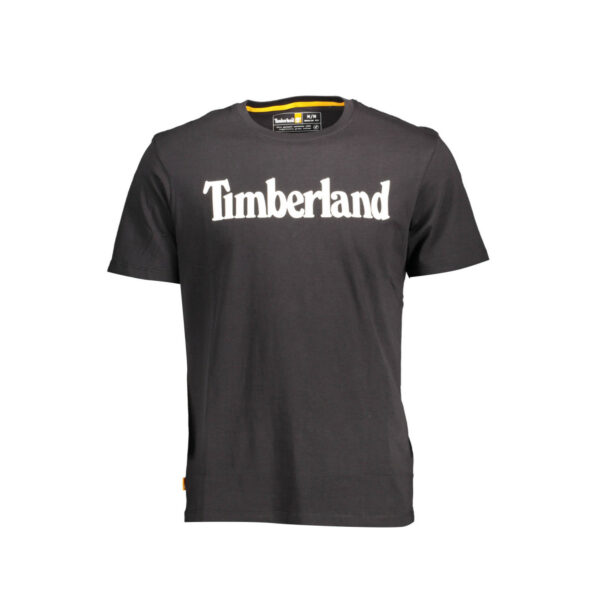 Timberland Ανδρικό T-shirt Μαύρο με Λογότυπο