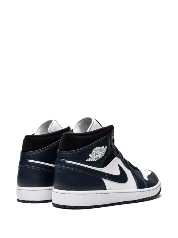 Nike Air Jordan 1 Mid Armony Navy/White-black - Image 2