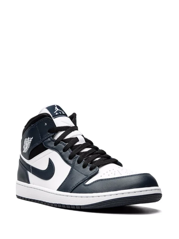 Nike Air Jordan 1 Mid Armony Navy/White-black - Image 3