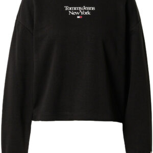 Tommy Jeans Γυναικεία Φούτερ DW0DW14851 Μαύρο Relaxed Fit