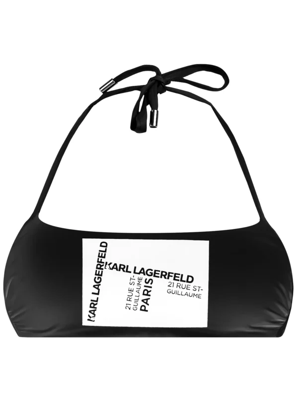 Karl Lagerfeld Bikini Top KL20WTP23 Μαύρο - Image 4