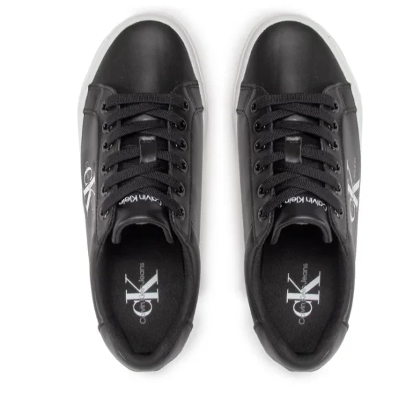Calvin Klein Γυναικεία Flatforms Sneakers Μαύρα YW0YW00821-BDS - Image 3