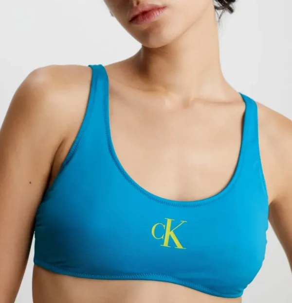 Calvin Klein Μπικίνι Τοπ  Clear Turquoise - Image 2