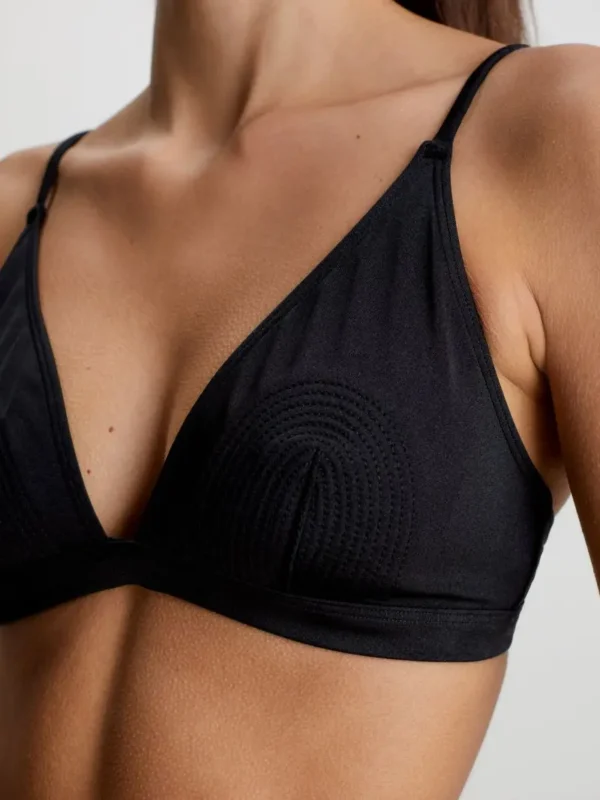 Calvin Klein Bikini Top Μάυρο - Image 2