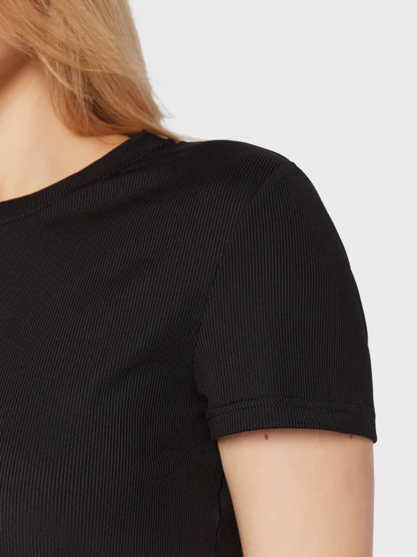 Calvin Klein Mini All Day Φόρεμα Κοντομάνικο Μαύρο - Image 2