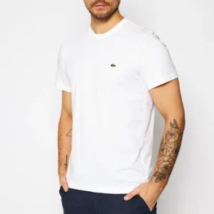 Lacoste Crew Neck Ανδρικό T-shirt white