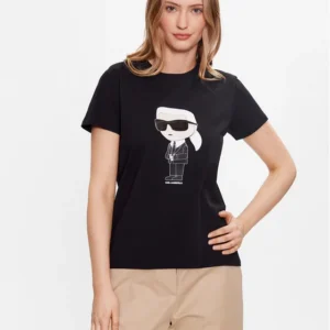 Karl Lagerfeld Γυναικείο T-shirt Μαυρο