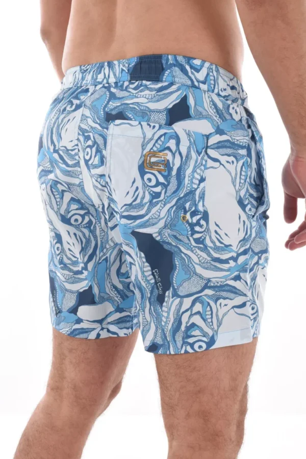 Roberto Cavalli Ανδρικό Μαγιό Σορτς Γαλάζιο - Image 2