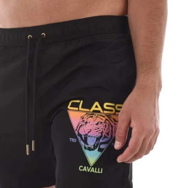 Roberto Cavalli Ανδρικό Μαγιό Black - Image 2