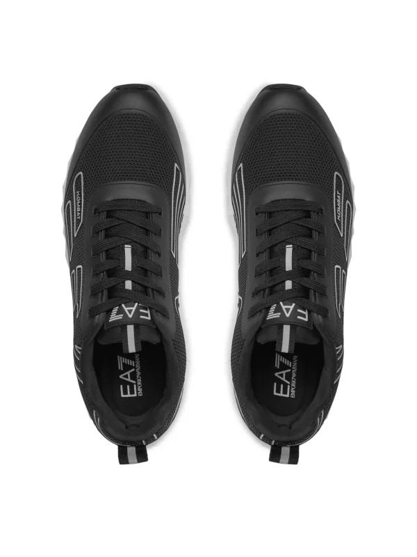 Emporio Armani EA7 Ανδρικά Sneakers Μαύρα X8X154 XK357 K716 - Image 4