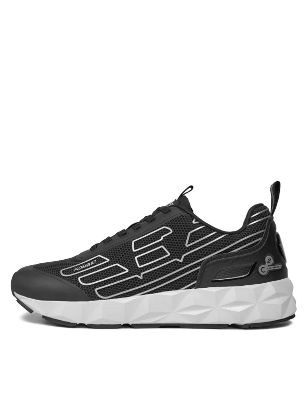 Emporio Armani EA7 Ανδρικά Sneakers Μαύρα X8X154 XK357 K716 - Image 2