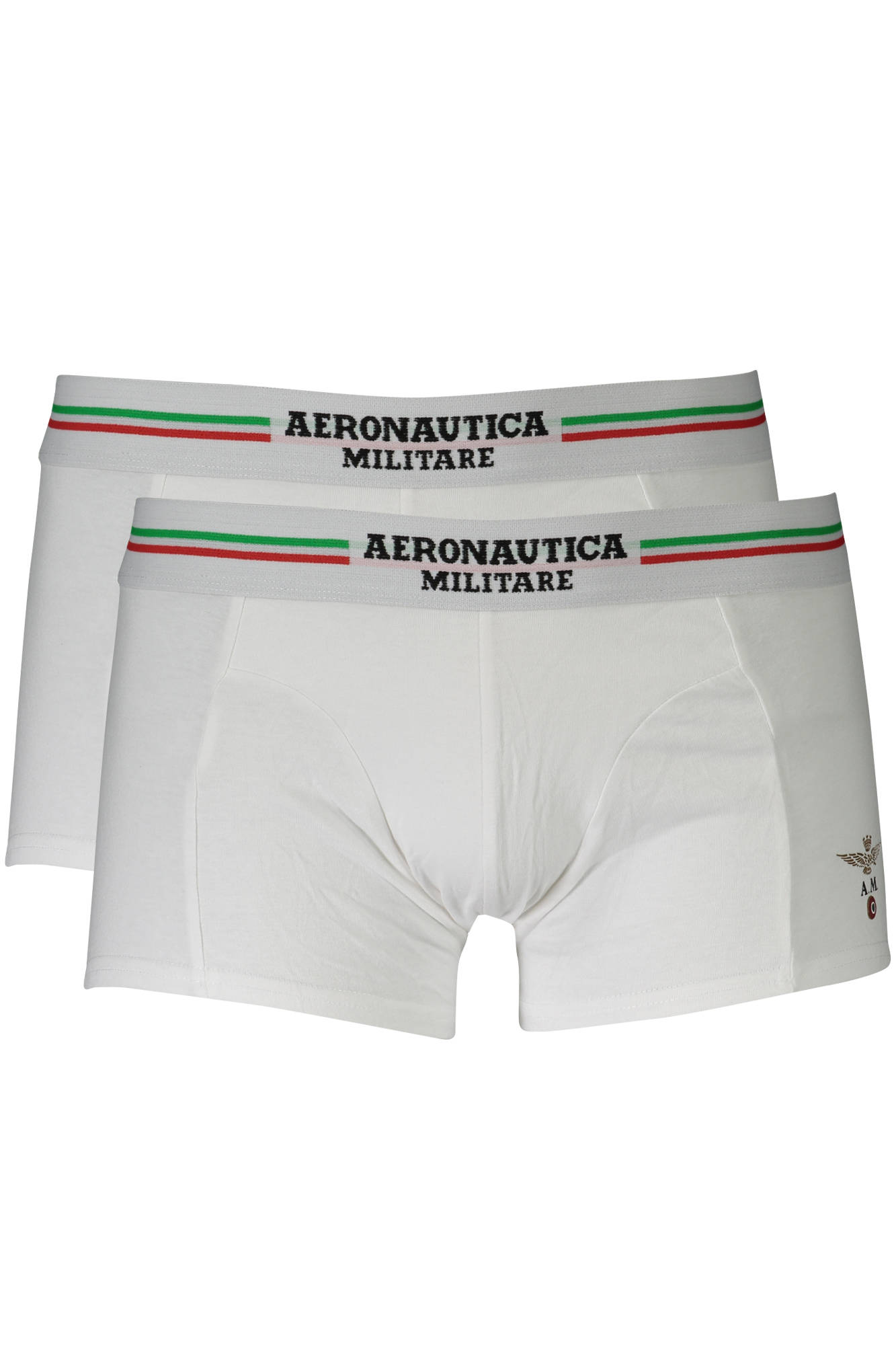 MILITARY AIRCRAFT MAN'S WHITE BOXER
