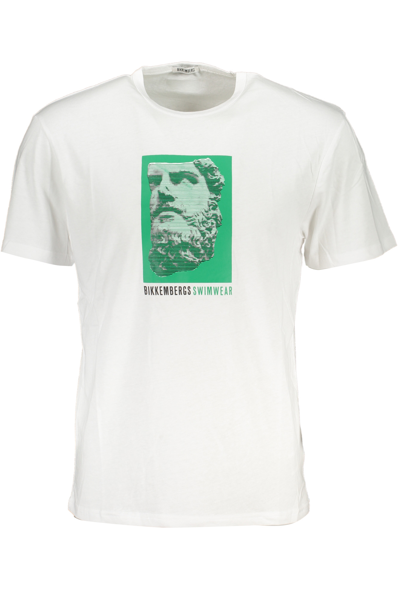BIKKEMBERGS MEN'S WHITE SHORT SLEEVE T-SHIRT