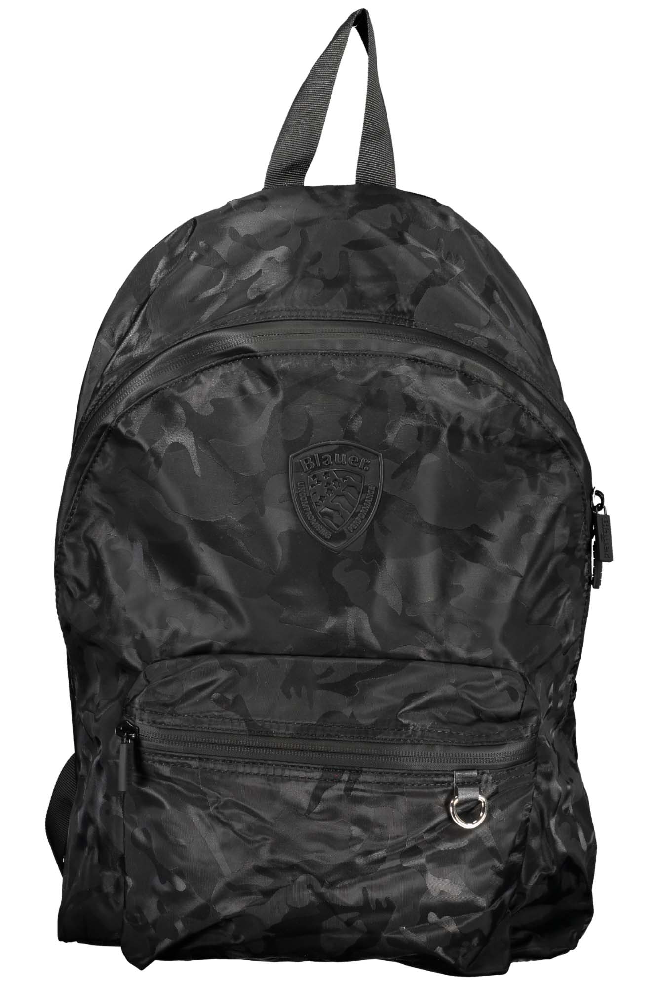 BLAUER MEN'S BLACK BACKPACK
