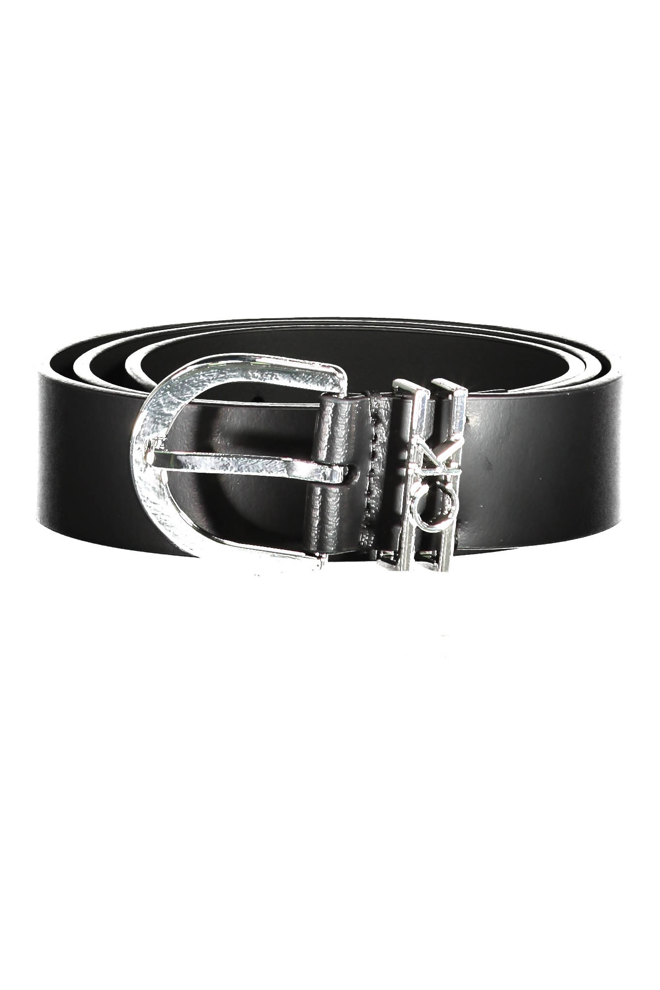 CALVIN KLEIN WOMEN'S LEATHER BELT BLACK
