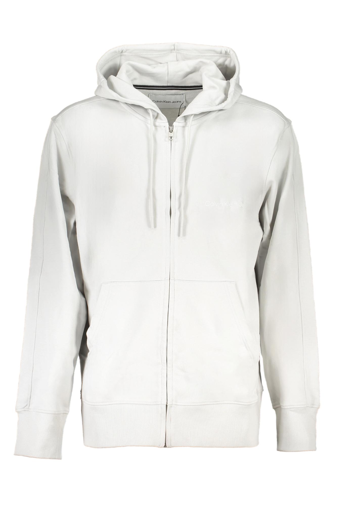 CALVIN KLEIN MEN'S GRAY ZIP SWEATSHIRT