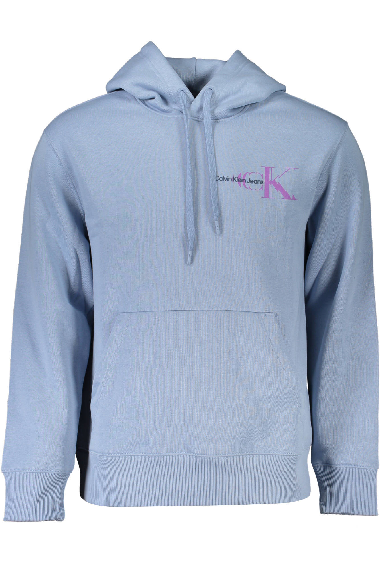 CALVIN KLEIN BLUE MAN SWEATSHIRT WITHOUT ZIP