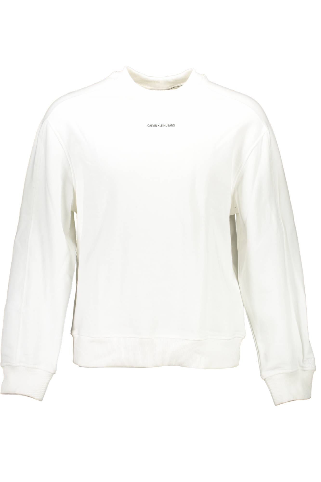 CALVIN KLEIN SWEATSHIRT WITHOUT ZIP MAN WHITE