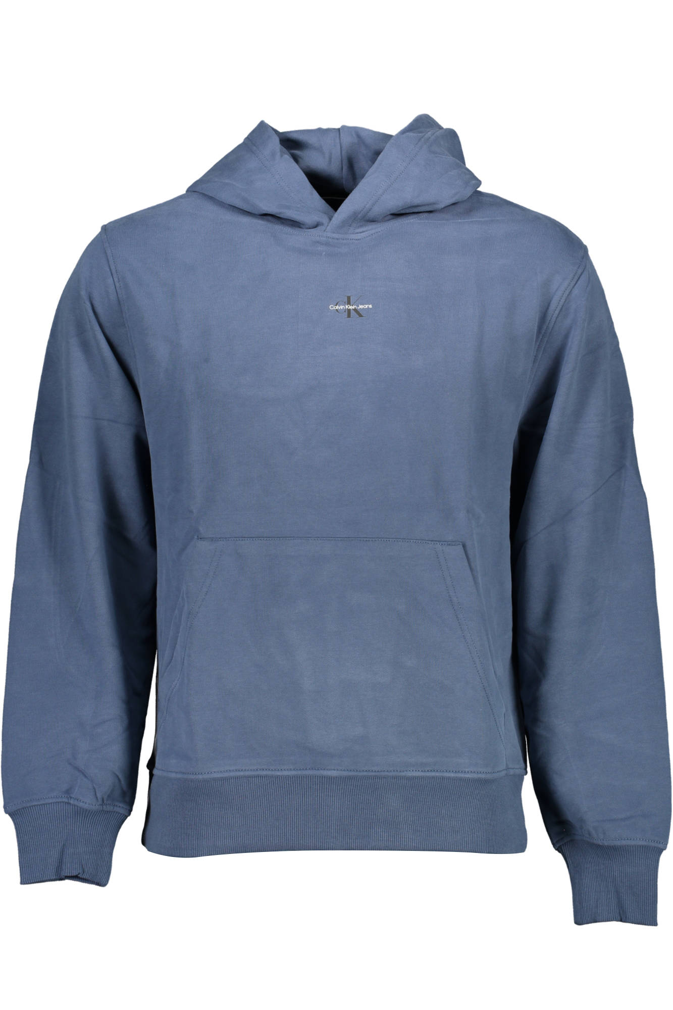 CALVIN KLEIN BLUE MEN'S SWEATSHIRT WITHOUT ZIP
