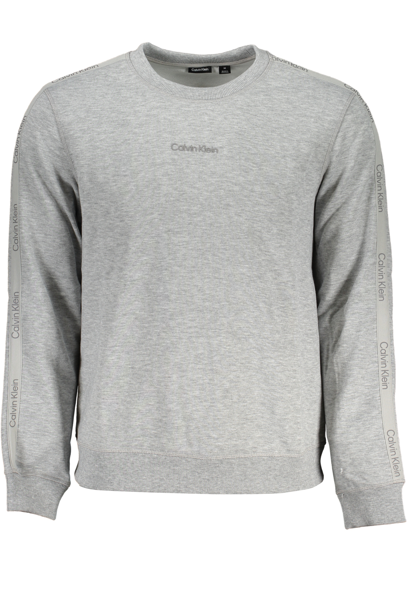 CALVIN KLEIN MEN'S GRAY ZIPLESS SWEATSHIRT