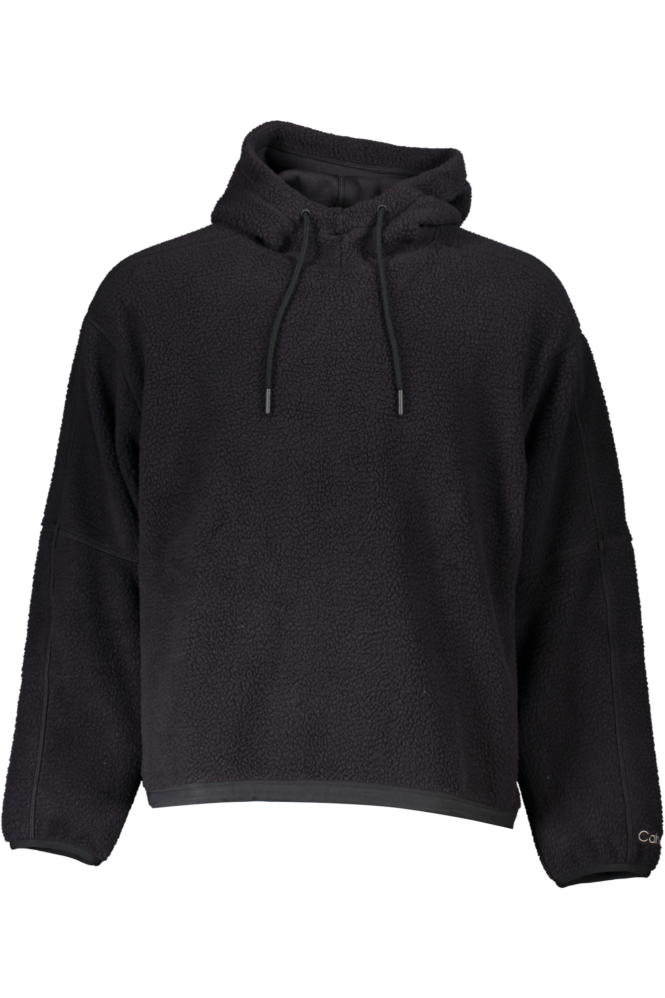 CALVIN KLEIN MEN'S BLACK ZIPLESS SWEATSHIRT