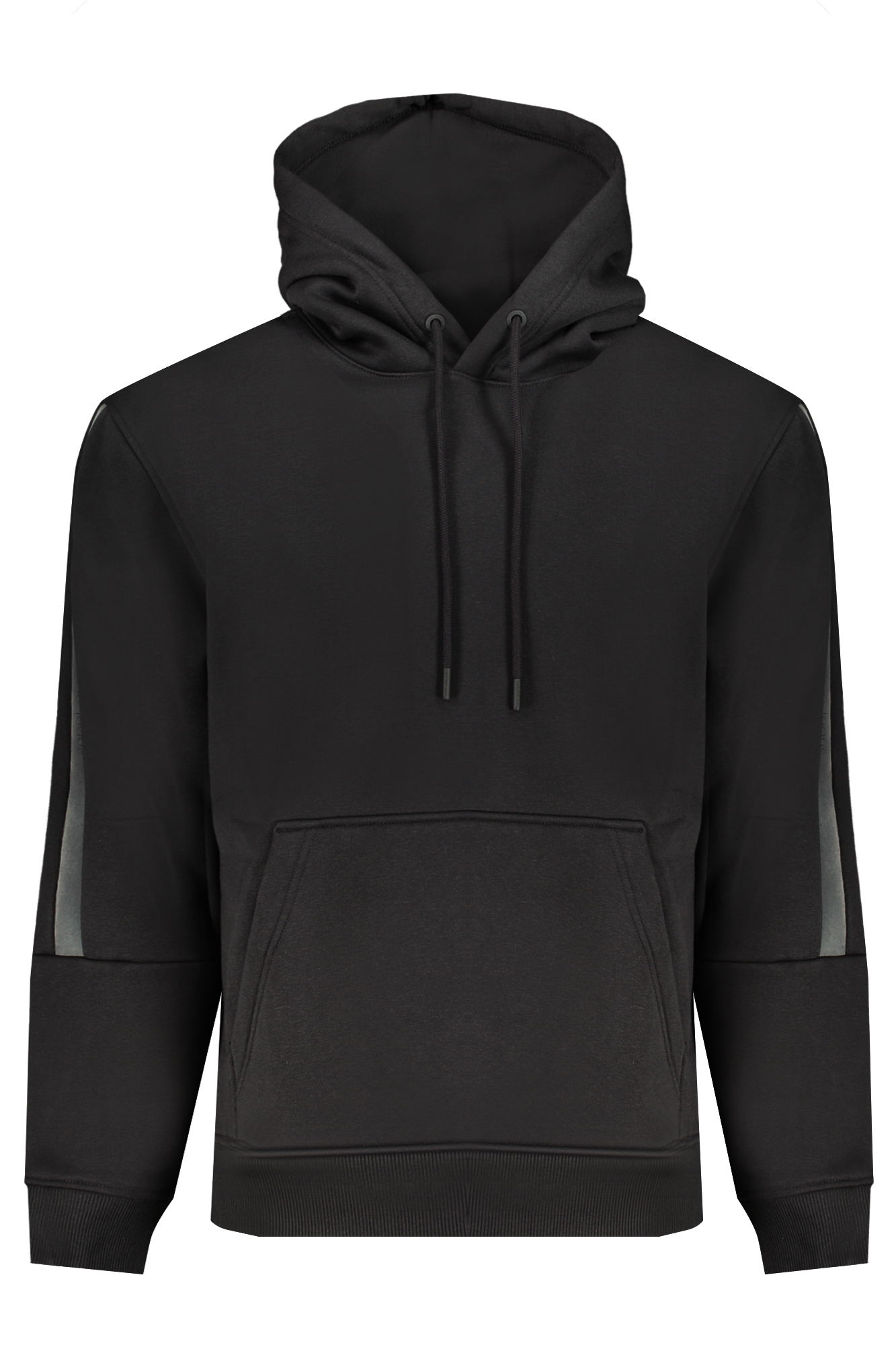 CALVIN KLEIN MEN'S BLACK ZIPLESS SWEATSHIRT