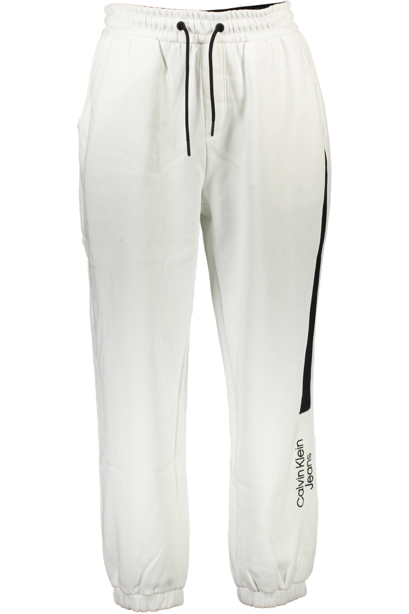 CALVIN KLEIN WHITE MEN'S TROUSERS