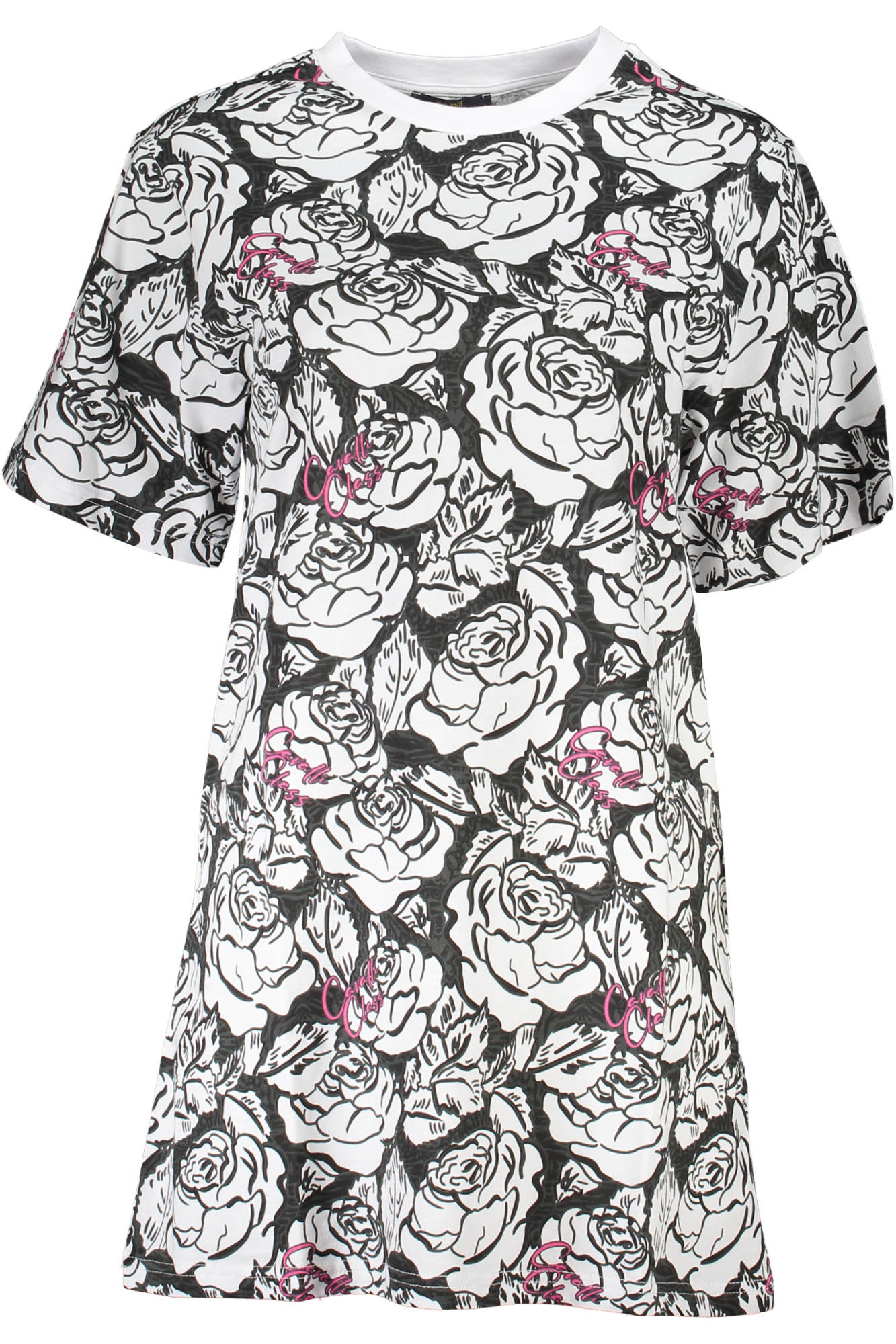CAVALLI CLASS WOMEN'S SHORT DRESS WHITE