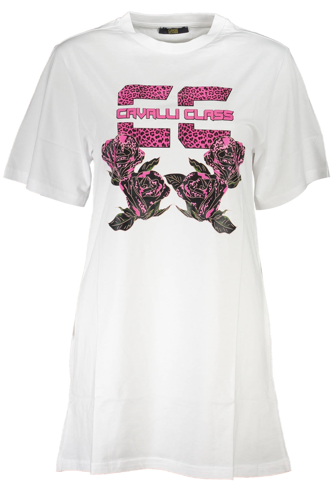 CAVALLI CLASS WOMEN'S SHORT DRESS WHITE