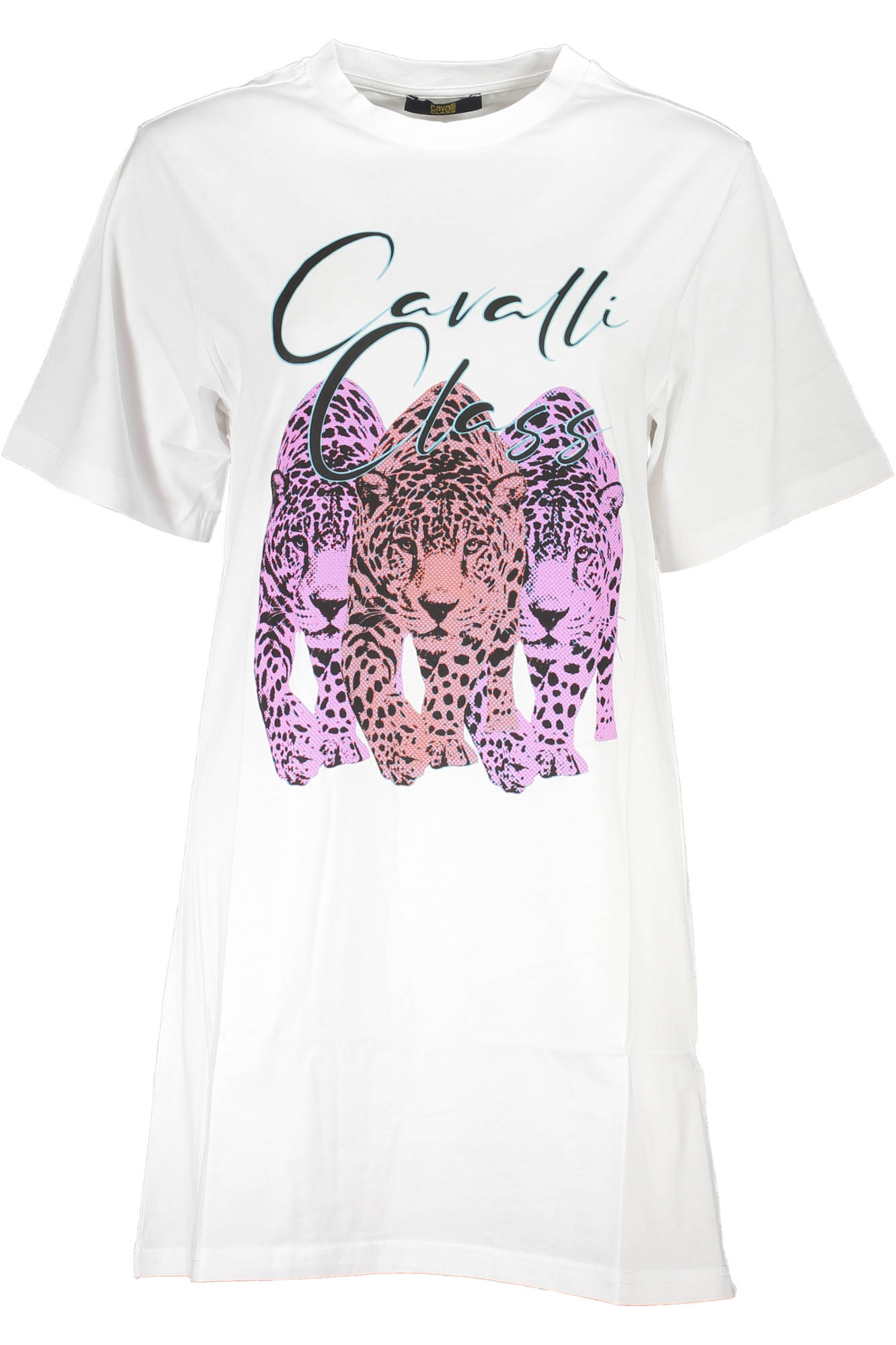 CAVALLI CLASS WOMEN'S SHORT DRESS WHITE