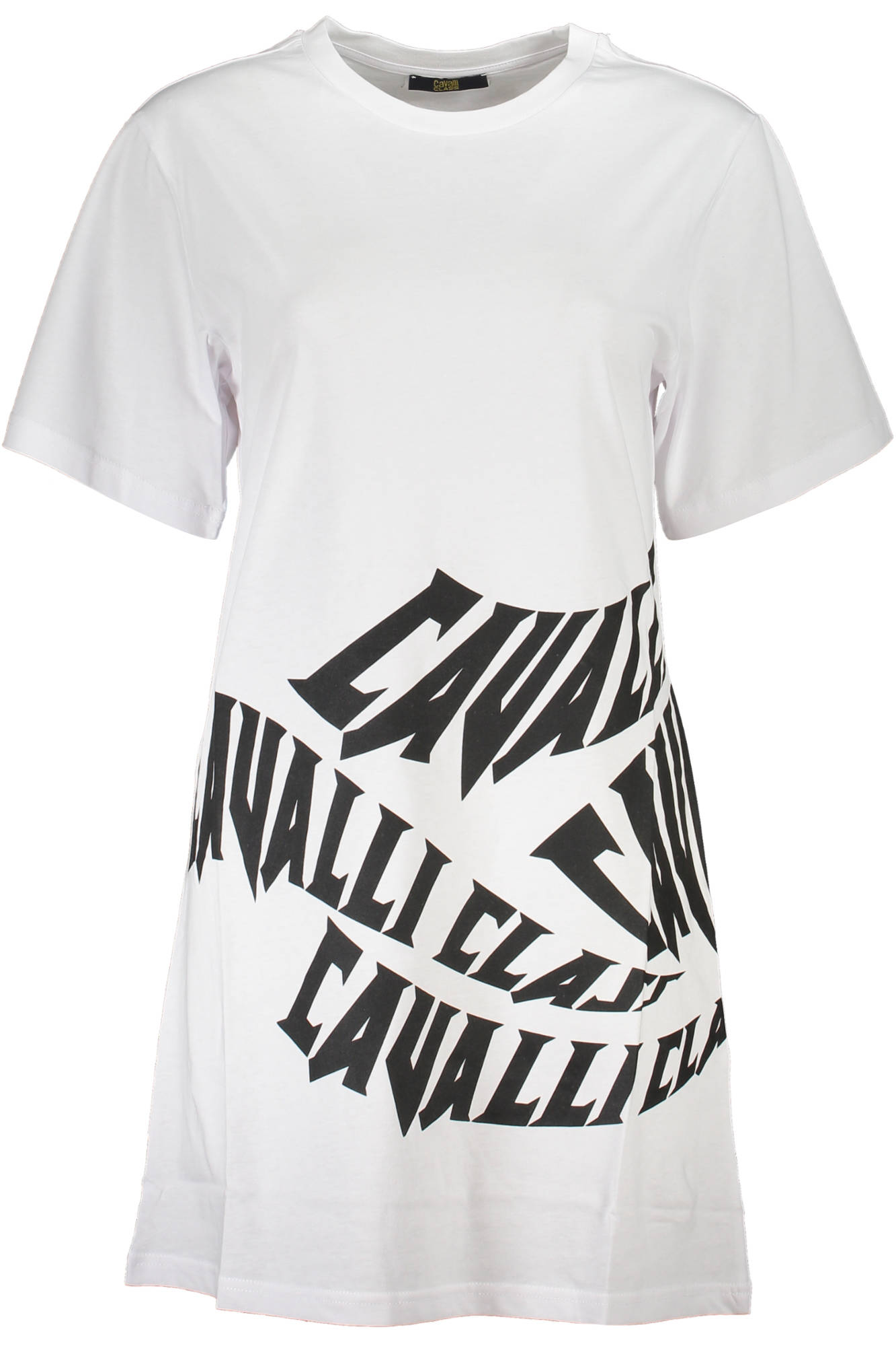 CAVALLI CLASS WOMEN'S SHORT DRESS WHITE