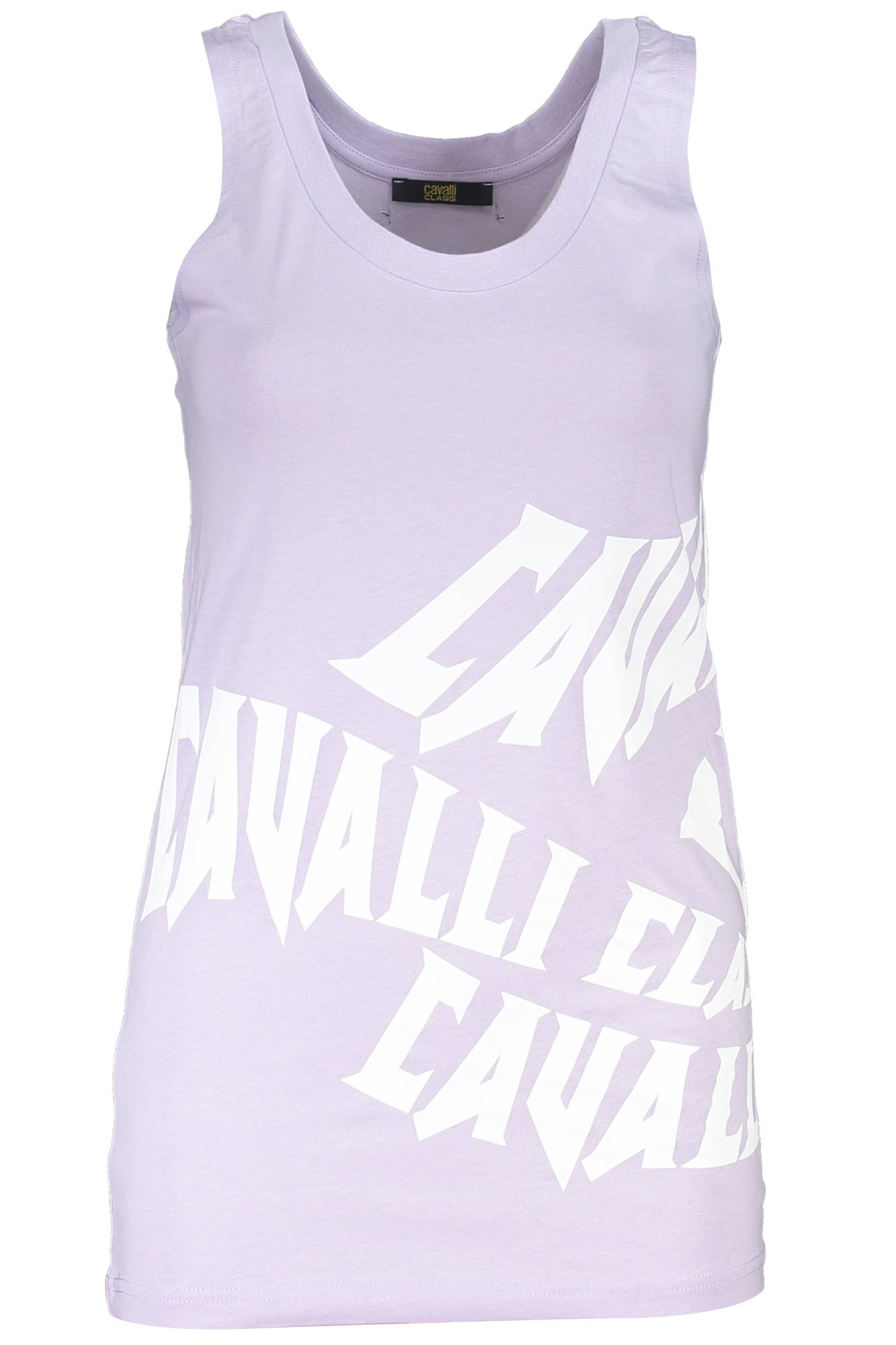 CAVALLI CLASS PURPLE WOMEN'S TANK TOP