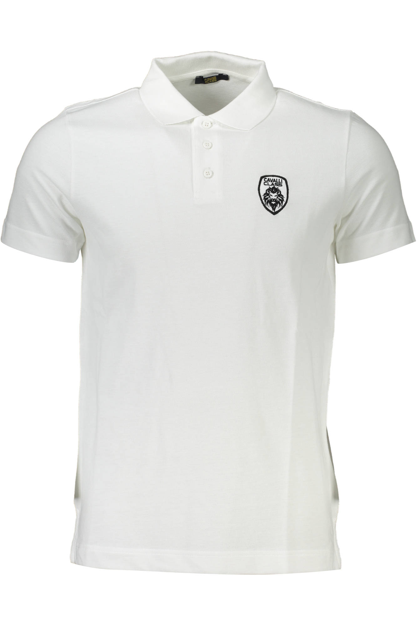 CAVALLI CLASS POLO SHORT SLEEVE MAN WHITE
