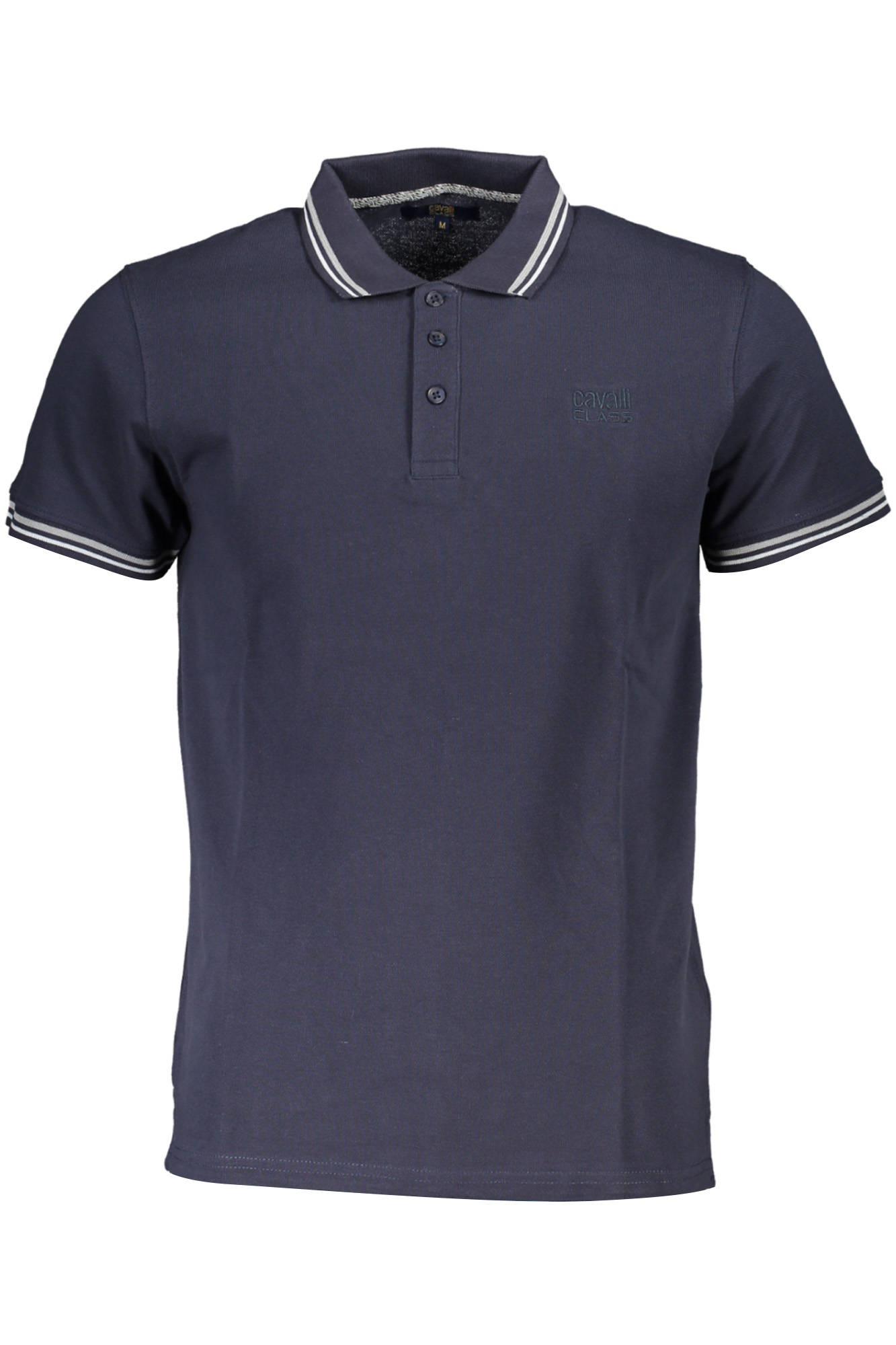 CAVALLI CLASS POLO SHORT SLEEVE MAN BLUE
