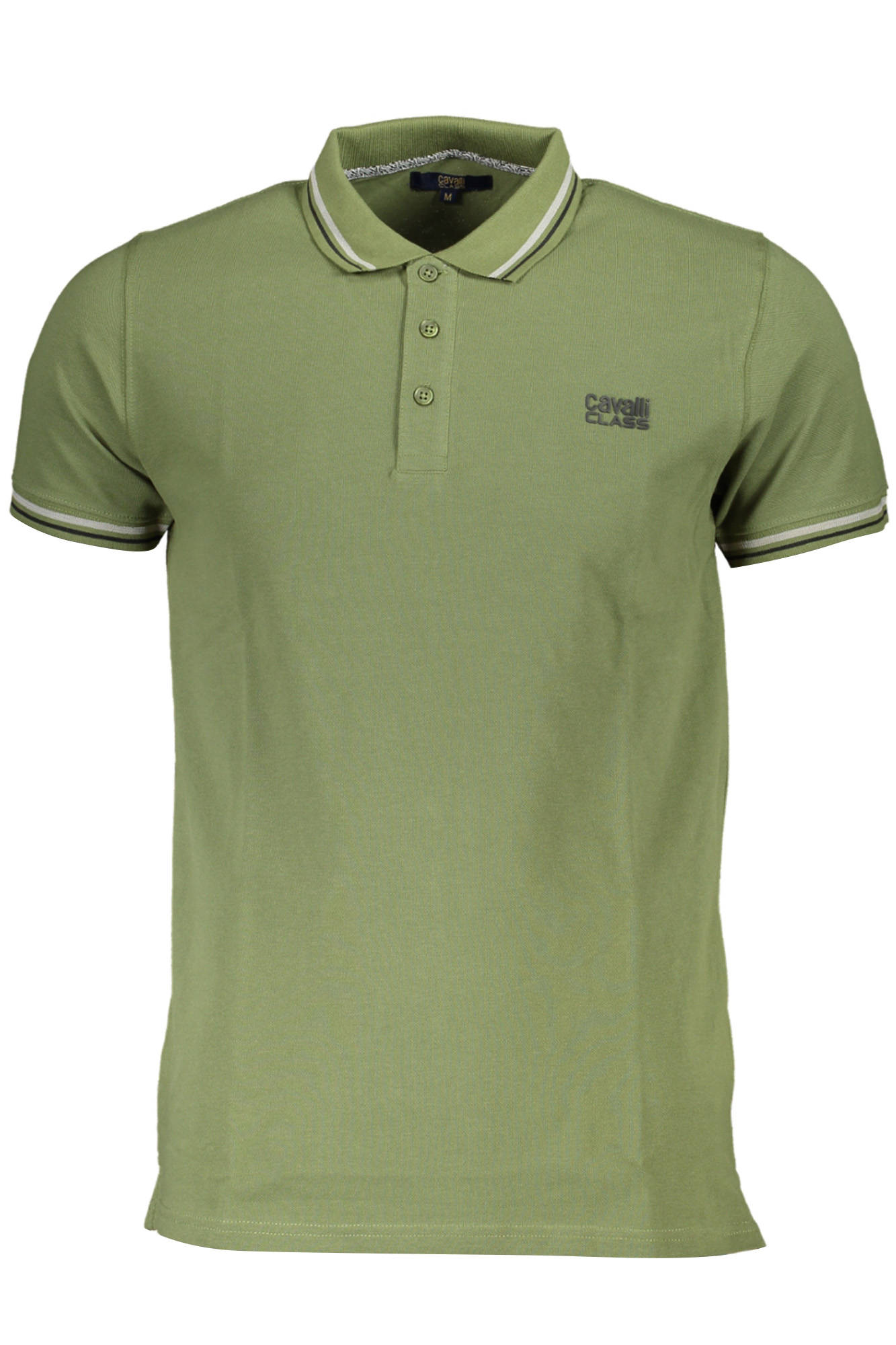 CAVALLI CLASS POLO SHORT SLEEVE MAN GREEN
