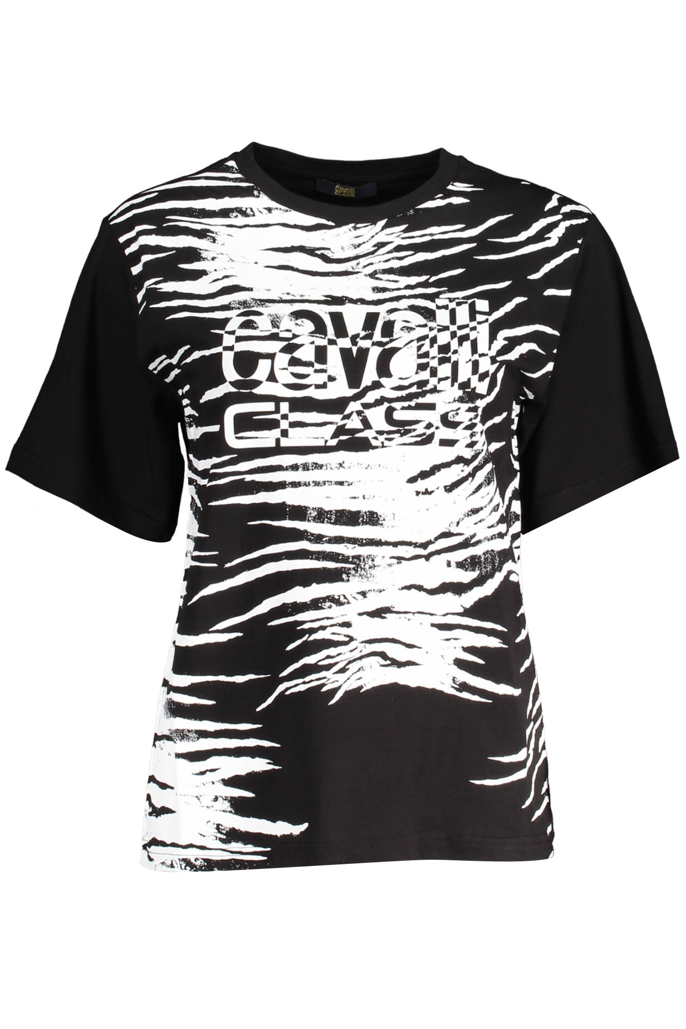 CAVALLI CLASS T-SHIRT SHORT SLEEVE WOMAN BLACK