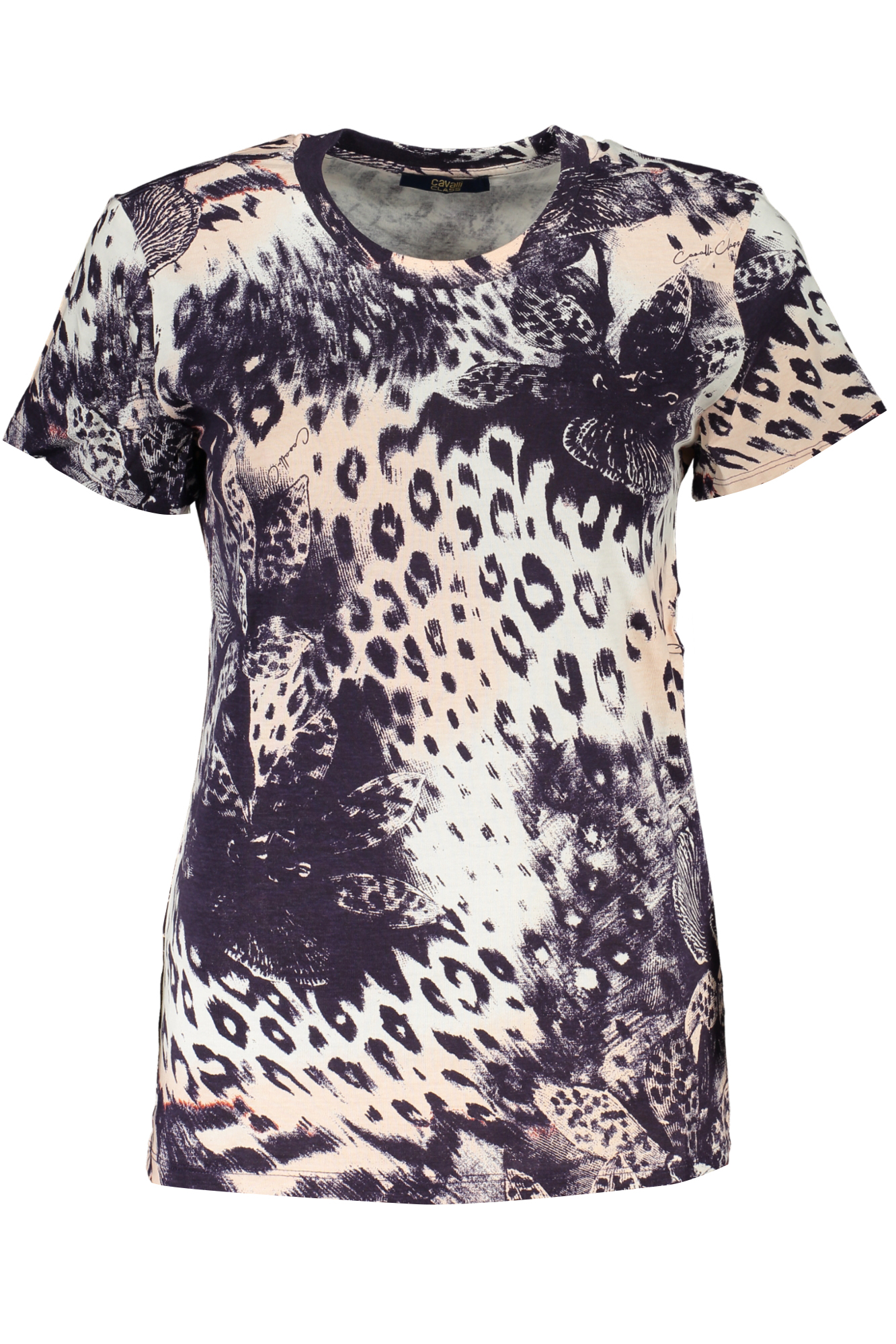 CAVALLI CLASS WOMEN'S SHORT SLEEVE T-SHIRT PINK