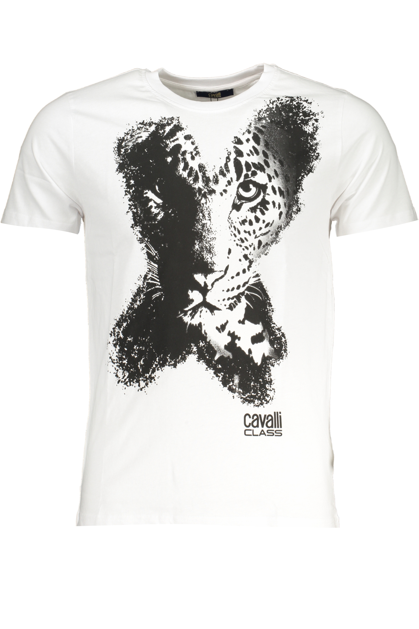 CAVALLI CLASS MEN'S SHORT SLEEVED T-SHIRT WHITE