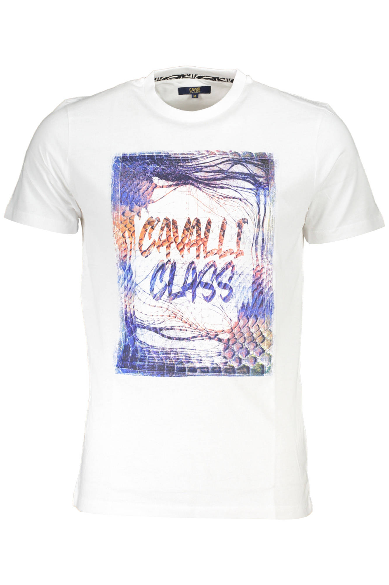 CAVALLI CLASS T-SHIRT SHORT SLEEVE MAN WHITE