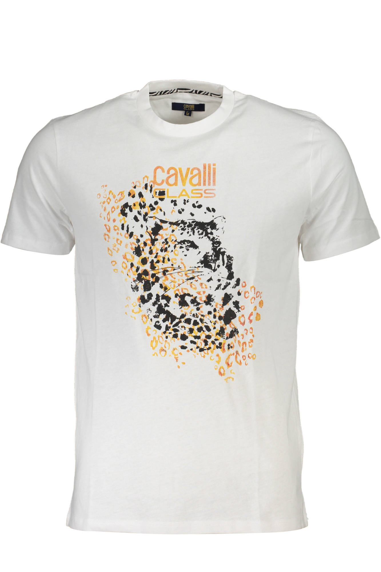 CAVALLI CLASS MEN'S SHORT SLEEVED T-SHIRT WHITE