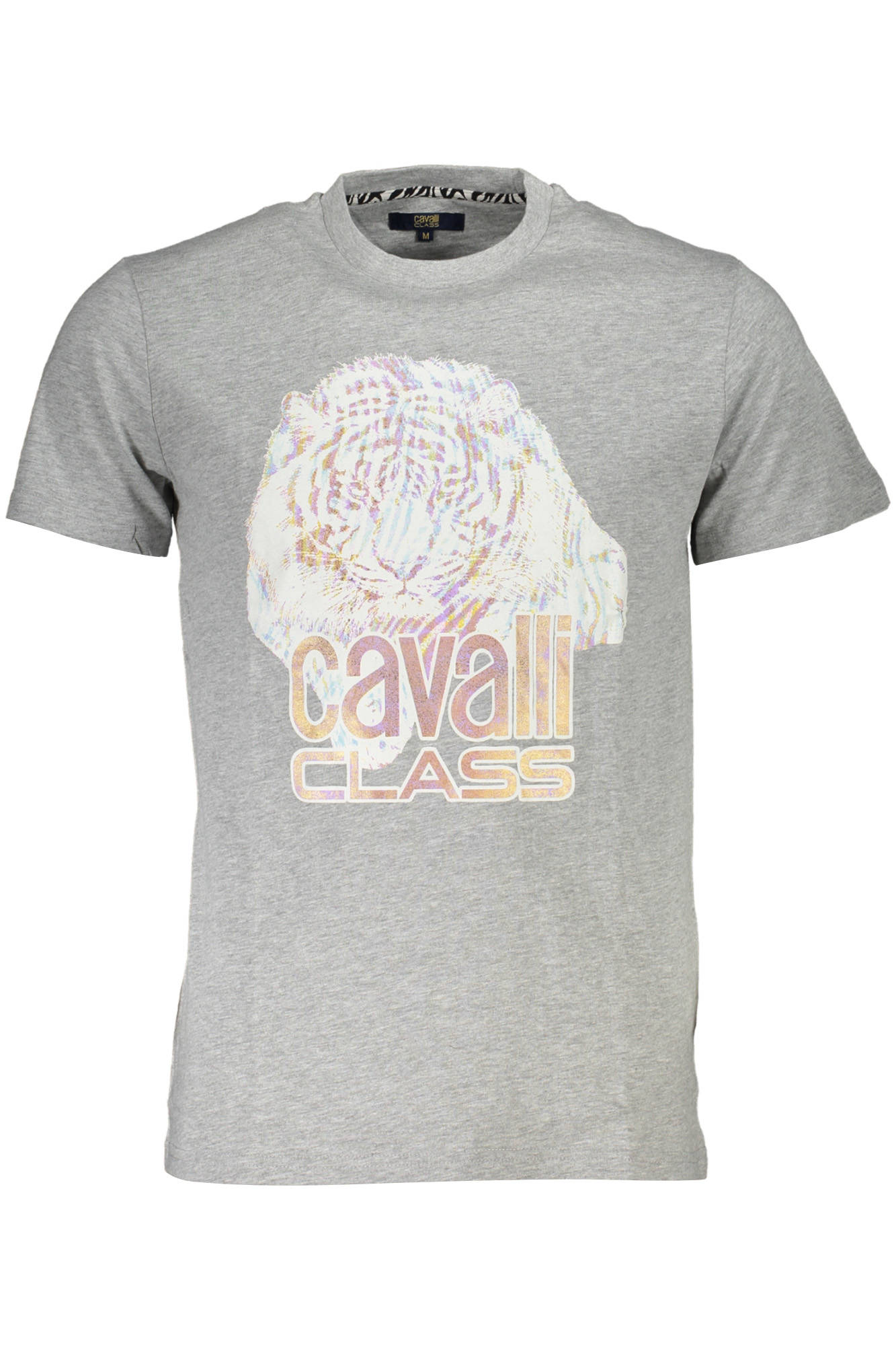 CAVALLI CLASS T-SHIRT SHORT SLEEVE MAN GRAY