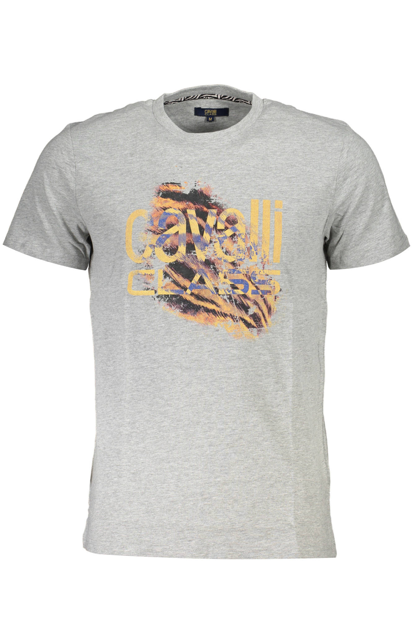 CAVALLI CLASS T-SHIRT SHORT SLEEVE MAN GRAY