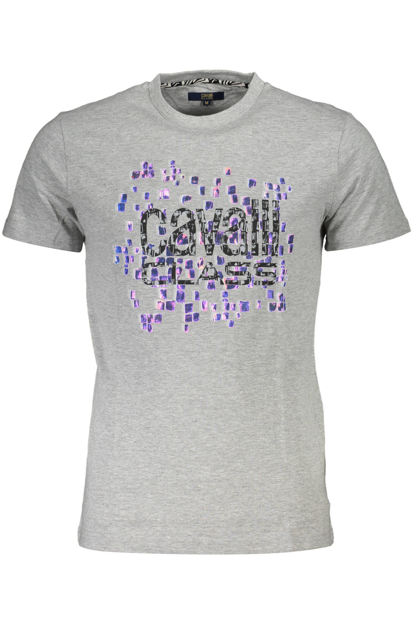 CAVALLI CLASS T-SHIRT SHORT SLEEVE MAN GRAY