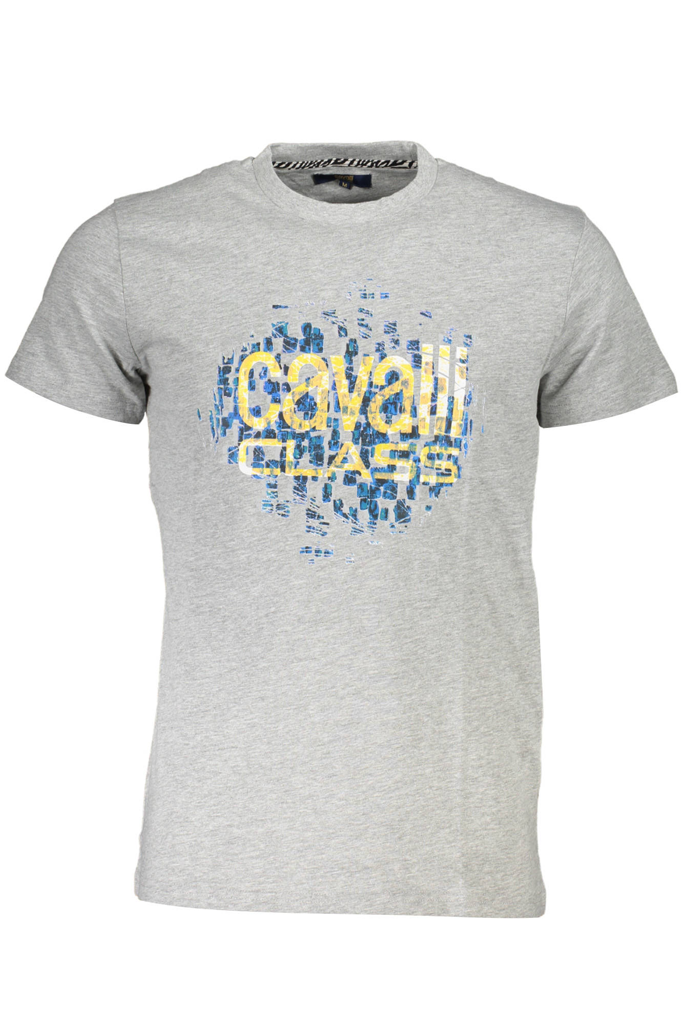 CAVALLI CLASS T-SHIRT SHORT SLEEVE MAN GRAY