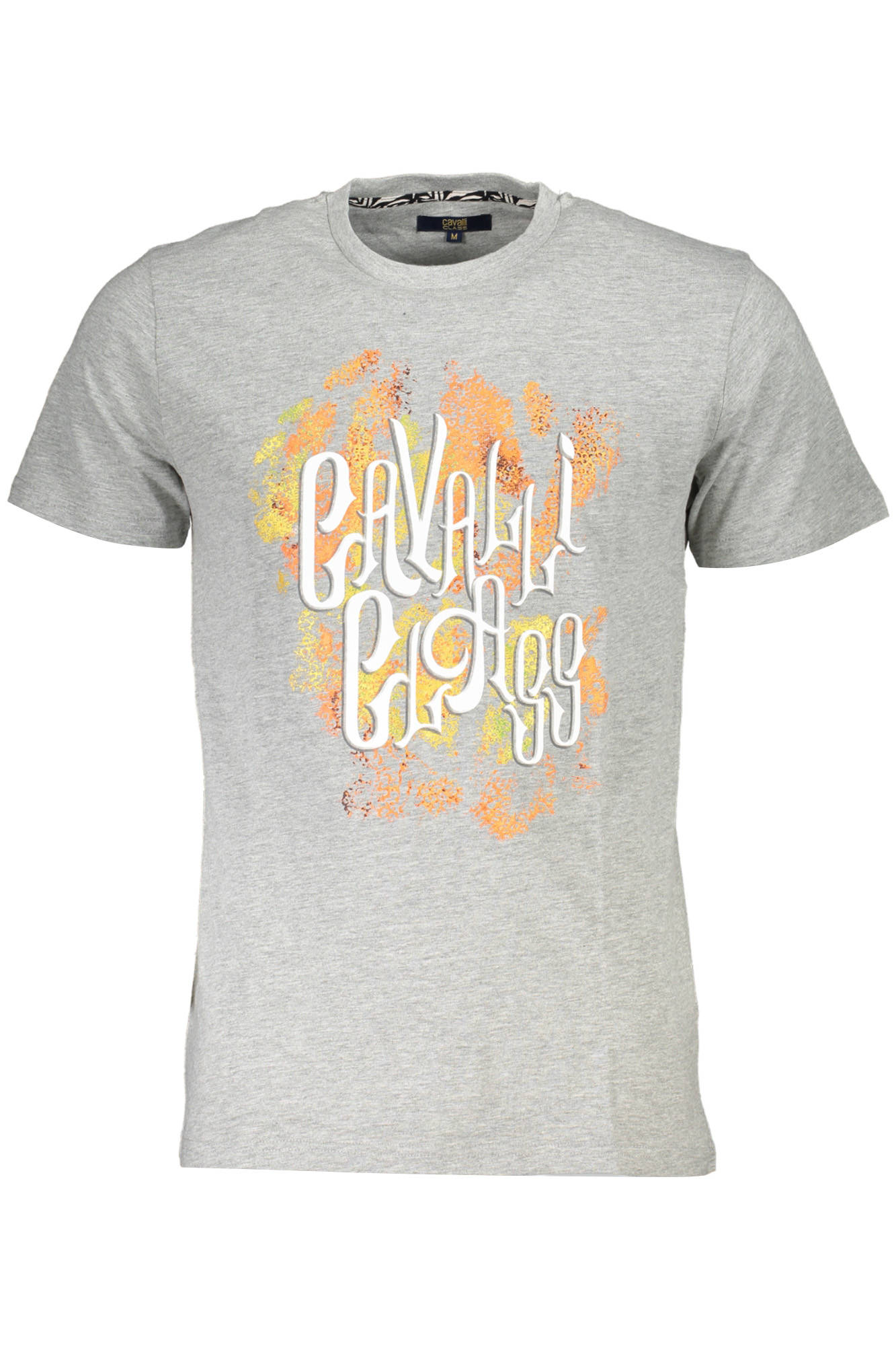 CAVALLI CLASS T-SHIRT SHORT SLEEVE MAN GRAY