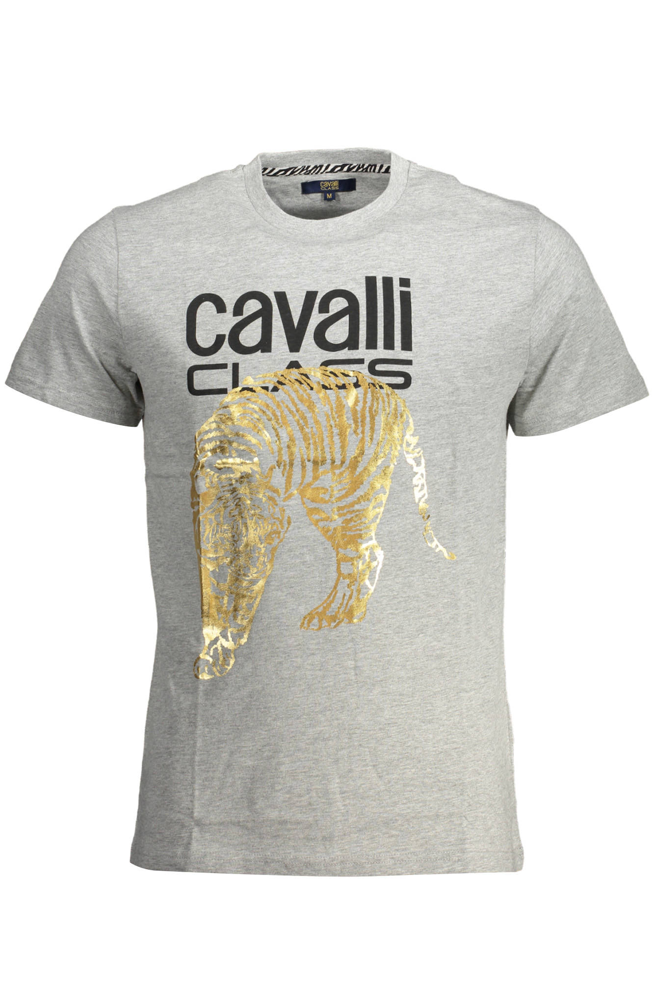 CAVALLI CLASS T-SHIRT SHORT SLEEVE MAN GRAY