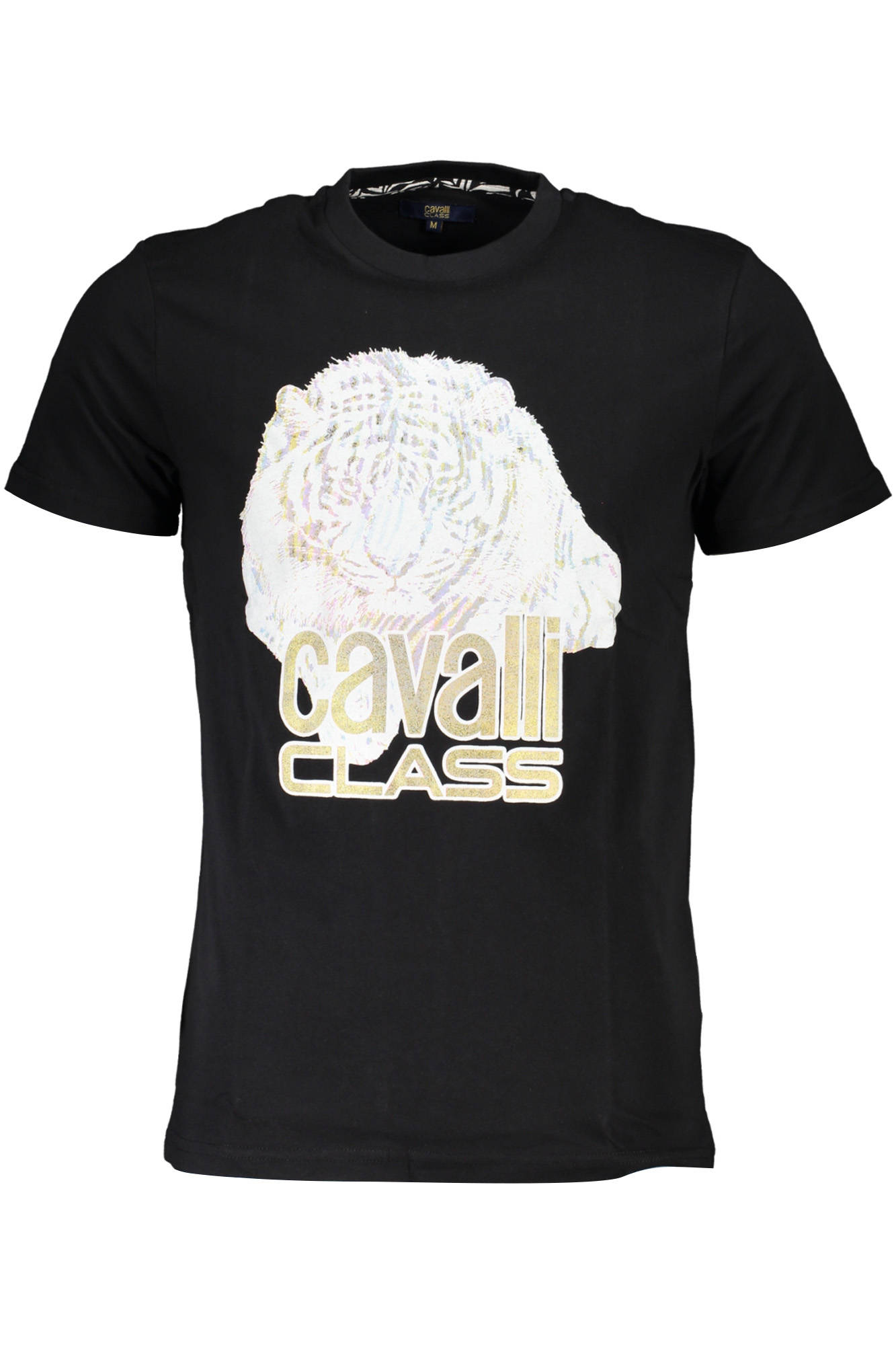 CAVALLI CLASS T-SHIRT SHORT SLEEVE MAN BLACK