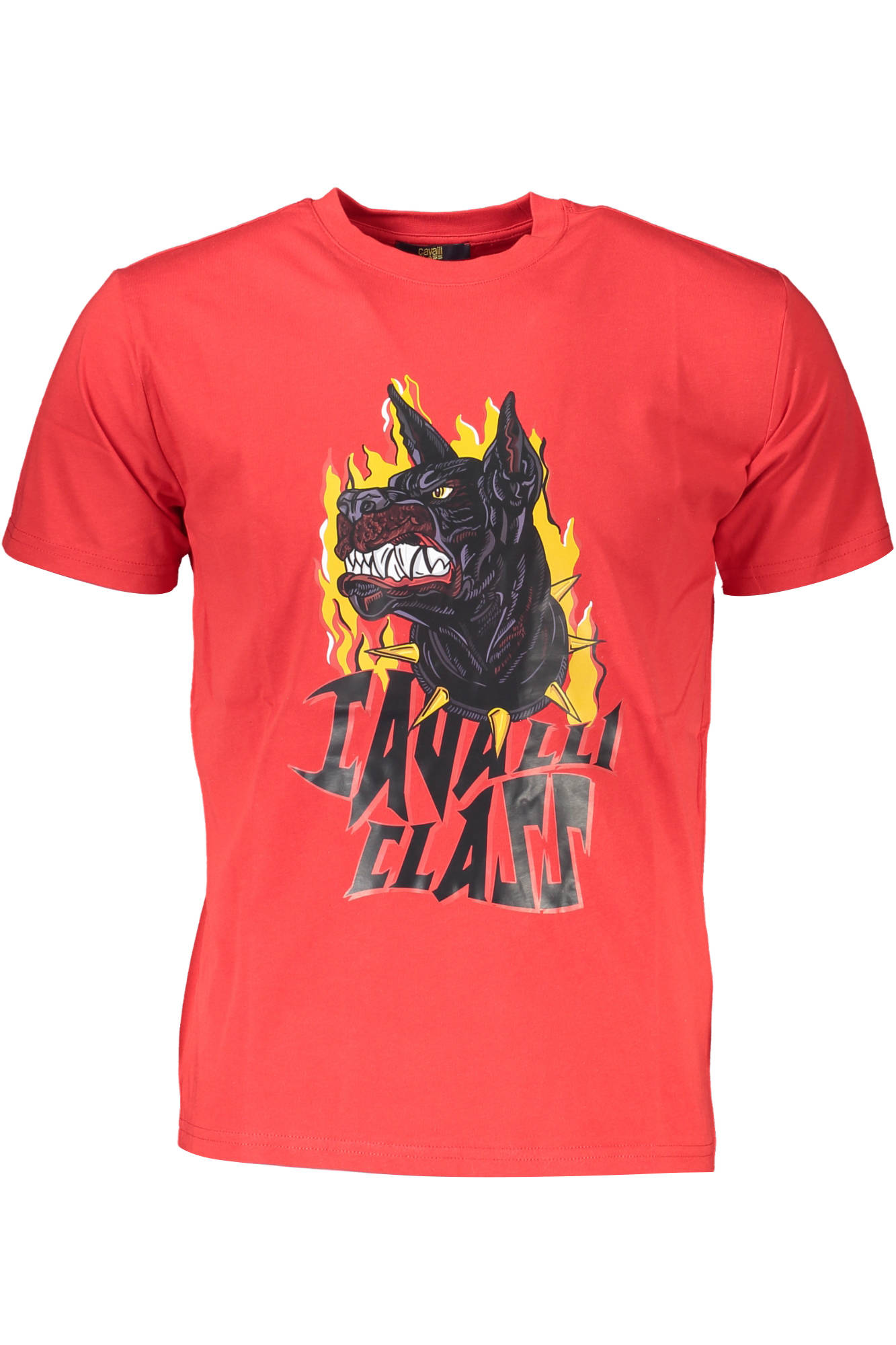 CAVALLI CLASS T-SHIRT SHORT SLEEVE MAN RED