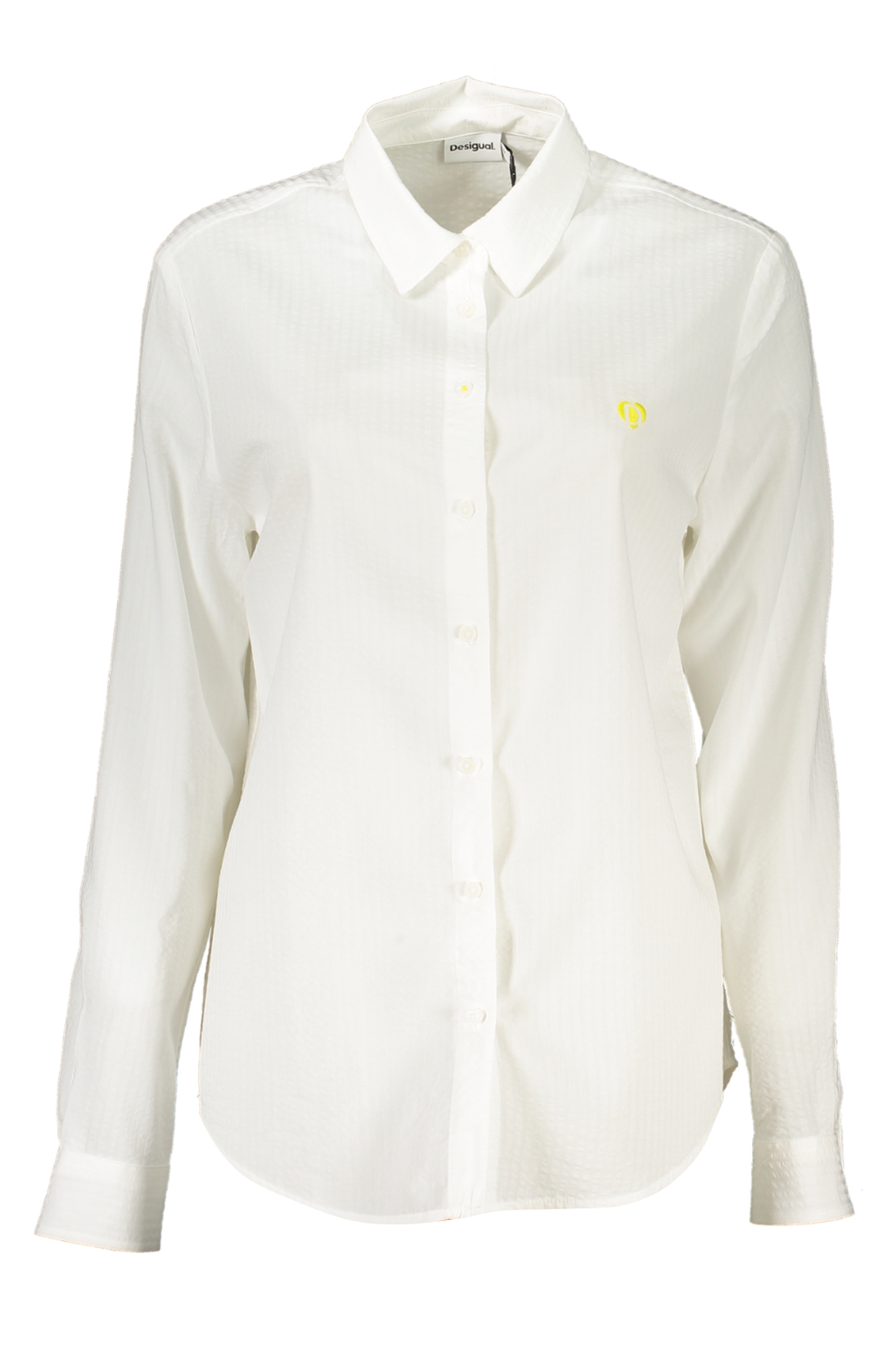 DESIGUAL WOMEN'S LONG SLEEVE SHIRT WHITE