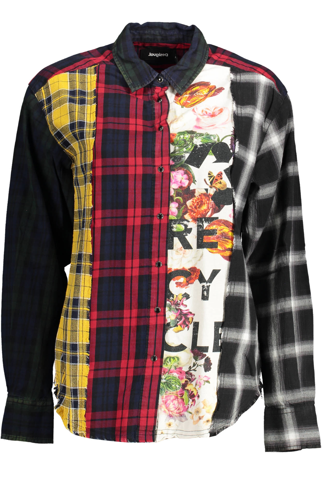 DESIGUAL LONG SLEEVE SHIRT WOMAN BLACK